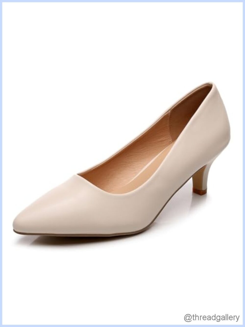 Women's Rokoko Pumps Kitten Heel Pointed Toe Comfortable Work Party Shoes